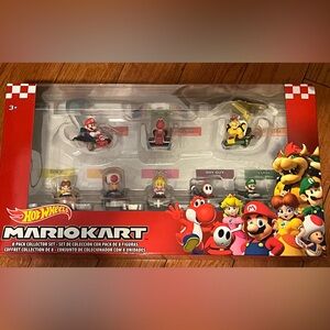 New 2020 Hot Wheels Mario Kart Diecast Glider Vehicle 8-Pack Collector Set